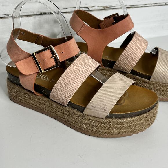 Patrizia Spring Step Reazas Platform Sandal Shoe Size 8.5 - Picture 4 of 10